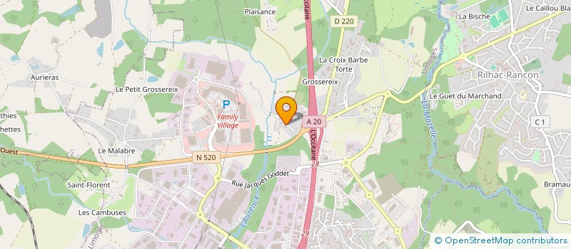 localisation de l'entreprise L'ATOUT MAINTENANCE à LIMOGES