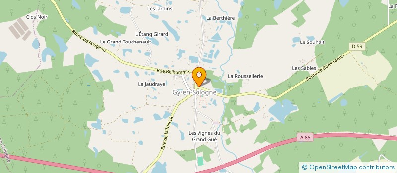 localisation de l'entreprise L'ATOUT POIL ASSOCIATION à GY-EN-SOLOGNE