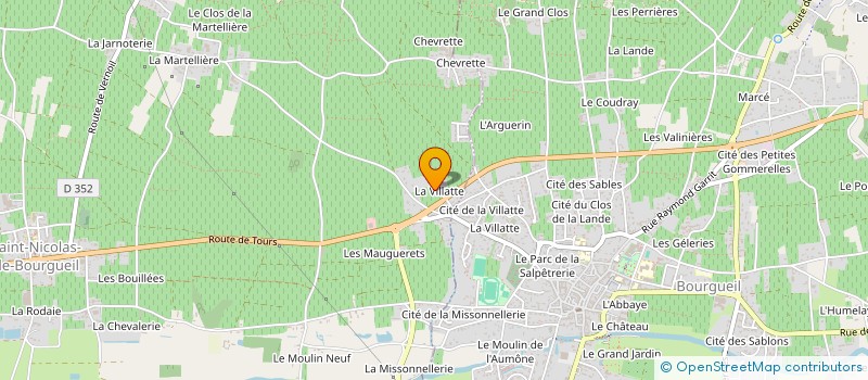 localisation de l'entreprise L'ATOUT REINE  SAINT-NICOLAS-DE-BOURGUEIL