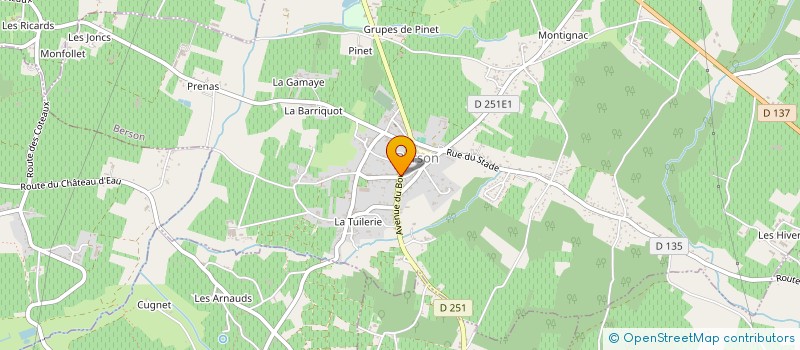 localisation de l'entreprise L'ATRE ACTIF  BERSON