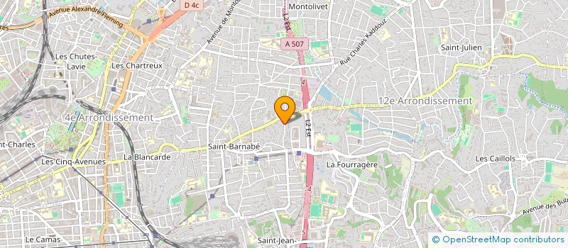 localisation de l'entreprise L'ATRE DU GARLABAN à MARSEILLE