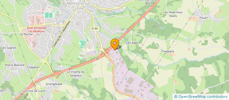 localisation de l'entreprise L'ATRE MONISTROLIEN  MONISTROL-SUR-LOIRE