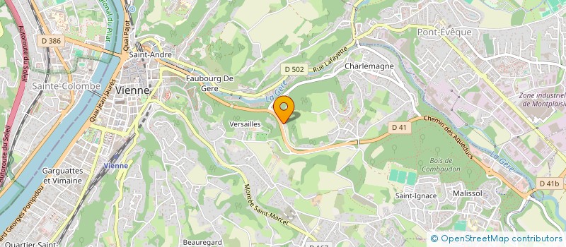 localisation de l'entreprise L'ATRE VIENNOIS  VIENNE