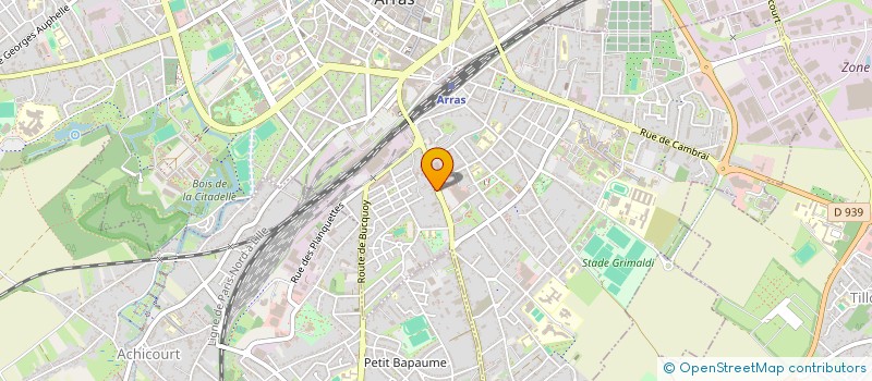 localisation de l'entreprise L'ATREBATE à ARRAS