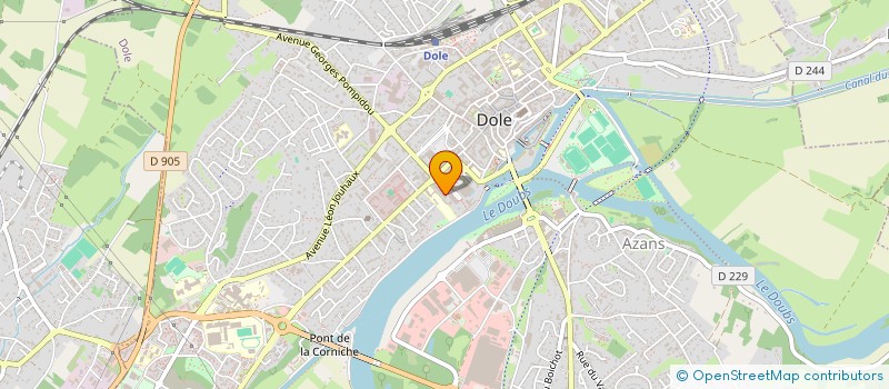 localisation de l'entreprise L'ATRIBUDU QUOI à DOLE