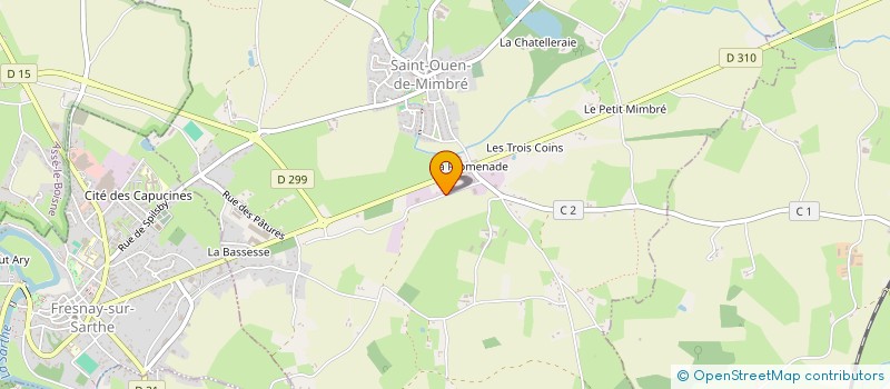 localisation de l'entreprise L'ATRIER DES ALPES MANCELLES SARL  SAINT-OUEN-DE-MIMBRE