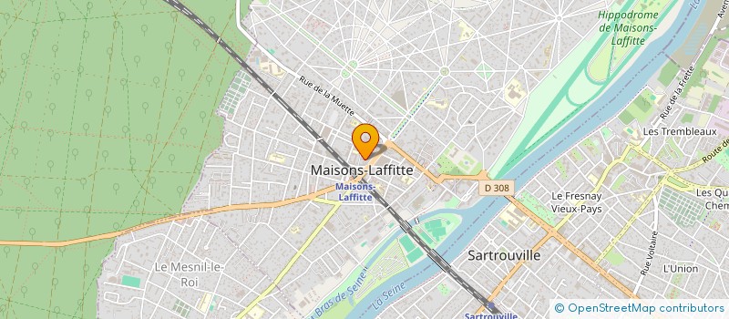 localisation de l'entreprise L'ATRIUM à MAISONS-LAFFITTE