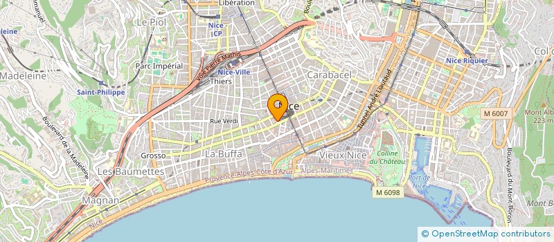 localisation de l'entreprise L'ATRIUM à NICE
