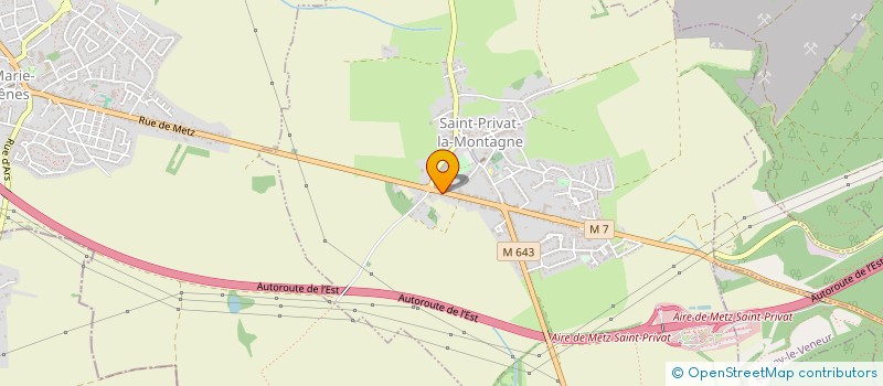 localisation de l'entreprise L'ATRIUM  SAINT-PRIVAT-LA-MONTAGNE