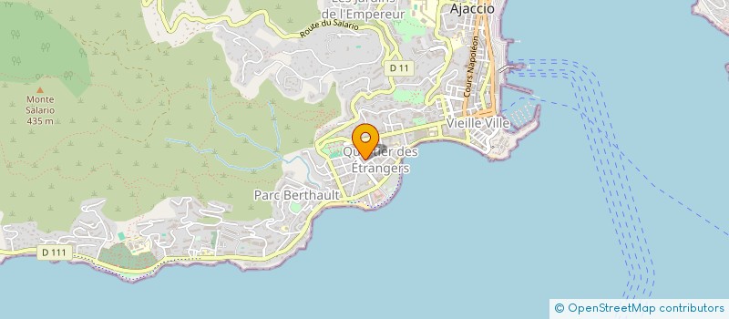 localisation de l'entreprise L'ATTELLU à AJACCIO