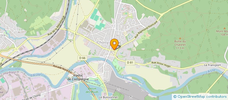 localisation de l'entreprise L'ATTENDUE  CHOISY-AU-BAC