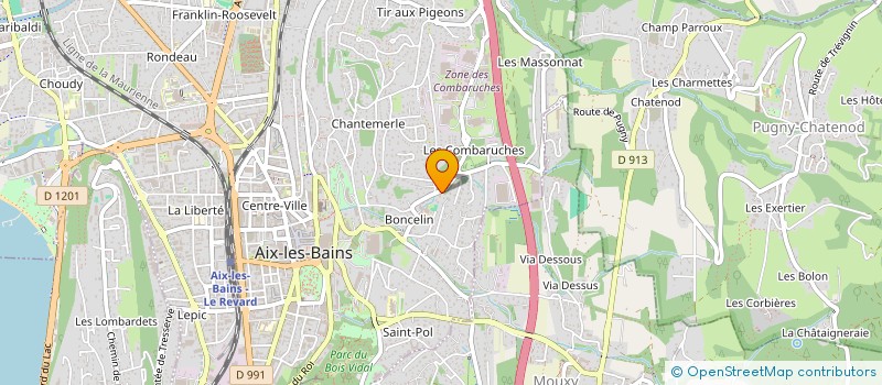 localisation de l'entreprise L'ATTISEUR à AIX-LES-BAINS