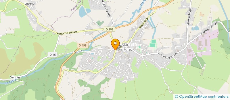 localisation de l'entreprise L ATTRACTION  SAINT-MARCELLIN-EN-FOREZ