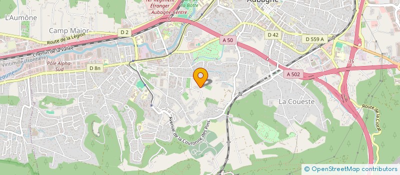 localisation de l'entreprise L.ATTRACTION  AUBAGNE