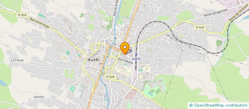 localisation de l'entreprise L'ATTRACTION CELESTE  AUCH