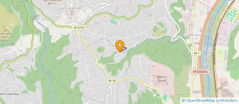 localisation de l'entreprise L'ATTRAPE-REVES  LA GAUDE