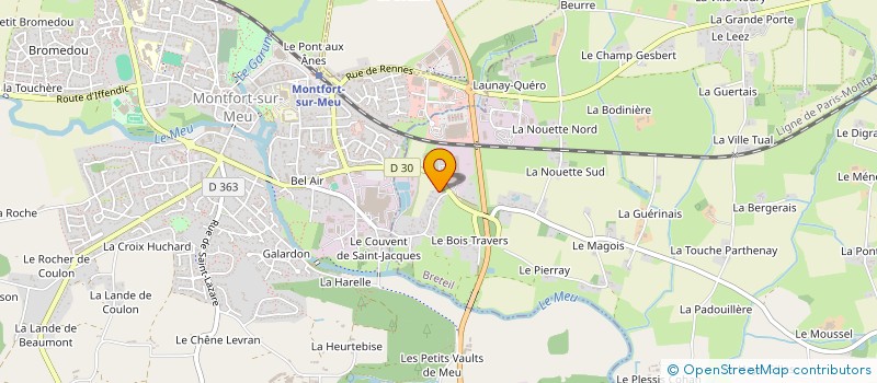 localisation de l'entreprise L'ATTRAPE-SENS  BRETEIL