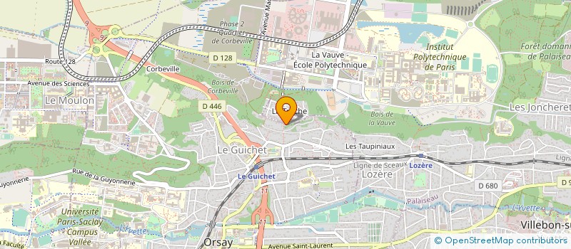 localisation de l'entreprise L'ATTRIBUT ADX  ORSAY