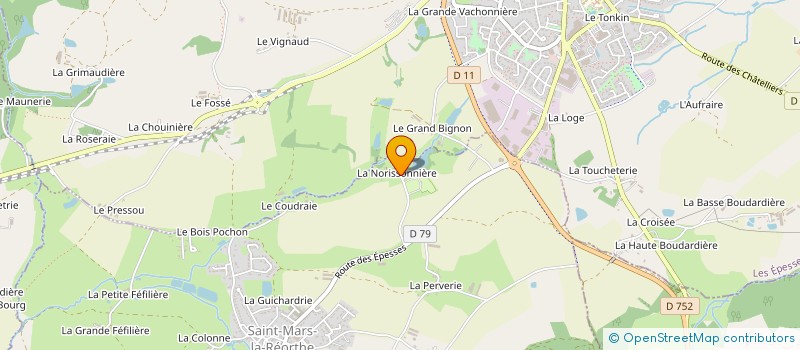 localisation de l'entreprise L'ATYPIQUE  SAINT-MARS-LA-REORTHE