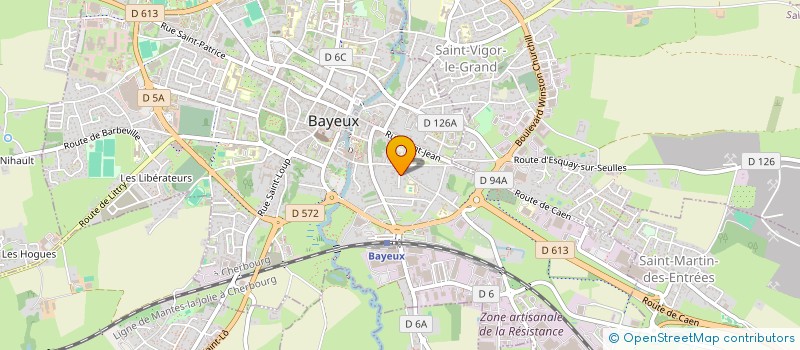 localisation de l'entreprise L'ATYPIQUE  BAYEUX