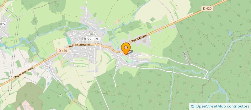 localisation de l'entreprise L'ATYPIQUE !  DEYVILLERS