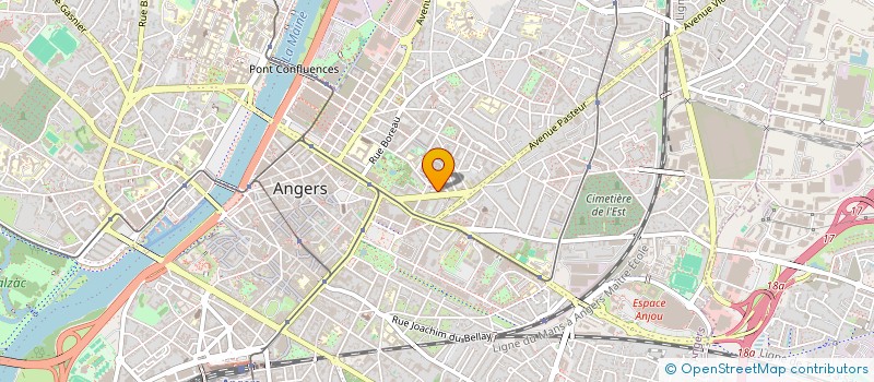 localisation de l'entreprise L'ATYPIQUE à ANGERS