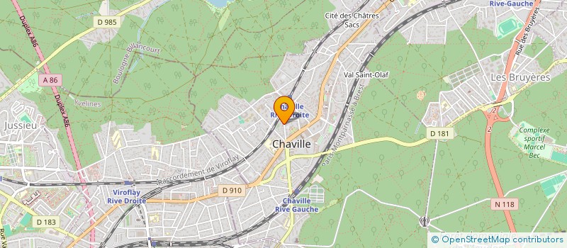 localisation de l'entreprise L AU CARRE à CHAVILLE