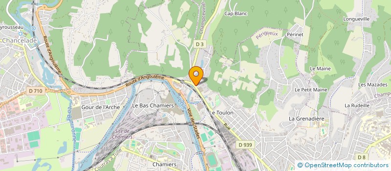 localisation de l'entreprise L'AUBAINE à PERIGUEUX