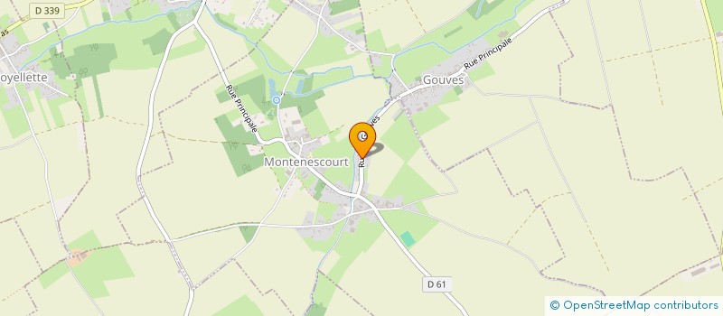 localisation de l'entreprise L'AUBAINE  SAINT-REMY-L'HONORE