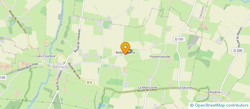 localisation de l'entreprise L'AUBAINERIE  TREVIERES