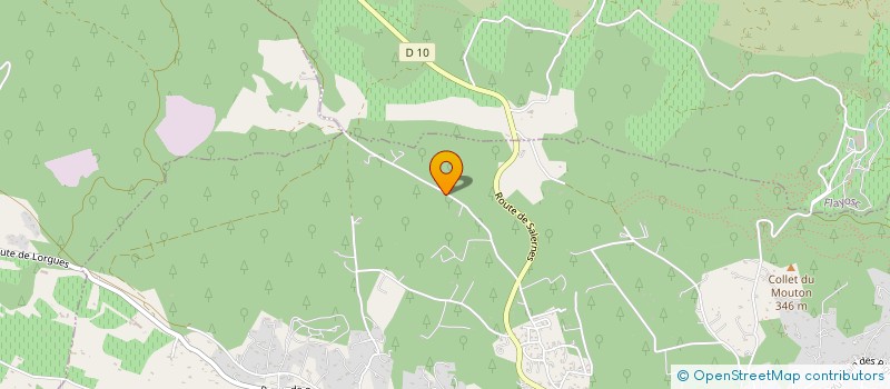 localisation de l'entreprise L'AUBE  LORGUES