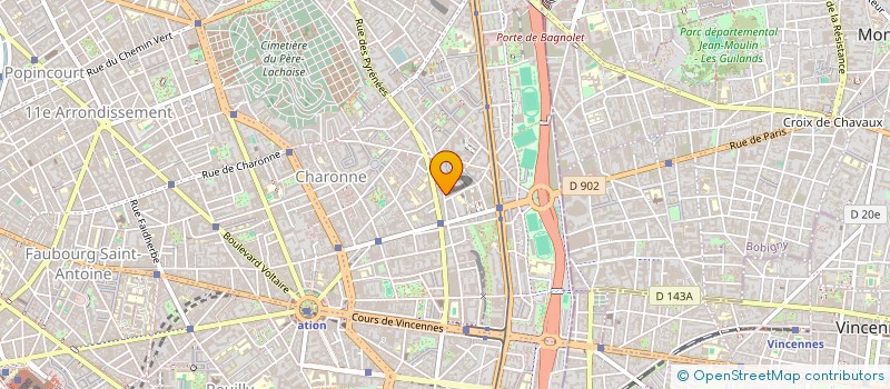 localisation de l'entreprise L'AUBE  PARIS