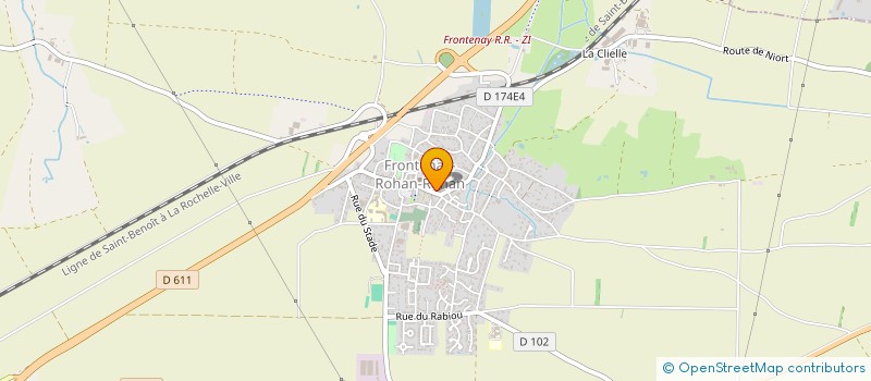 localisation de l'entreprise L'AUBE  FRONTENAY-ROHAN-ROHAN