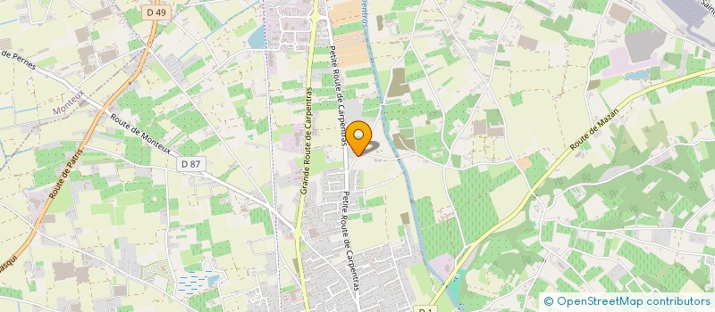 localisation de l'entreprise L'AUBE  PERNES-LES-FONTAINES