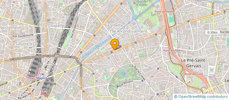 localisation de l'entreprise L'AUBE  PARIS