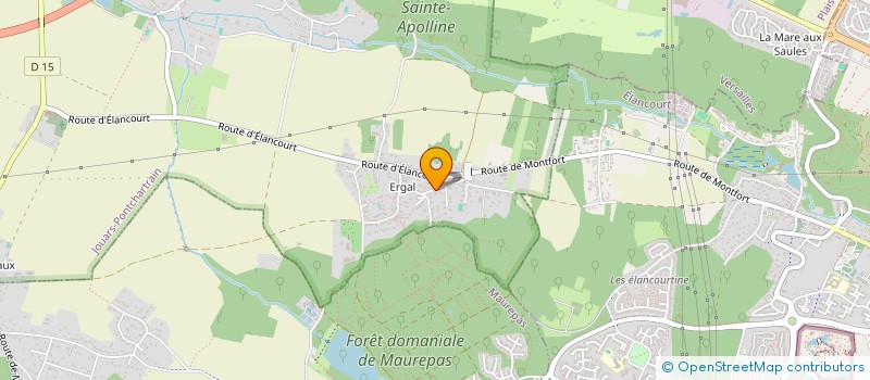 localisation de l'entreprise L'AUBE D'UN SONGE  JOUARS-PONTCHARTRAIN