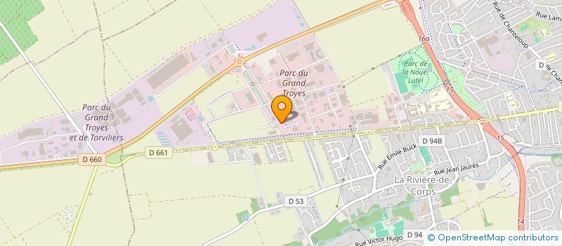 localisation de l'entreprise L'AUBE DES MAKERS  SAINTE-SAVINE