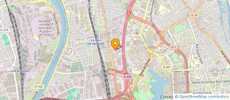 localisation de l'entreprise L'AUBE NAISSANTE  CRETEIL