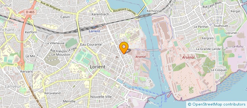 localisation de l'entreprise L AUBE NOUVELLE à LORIENT