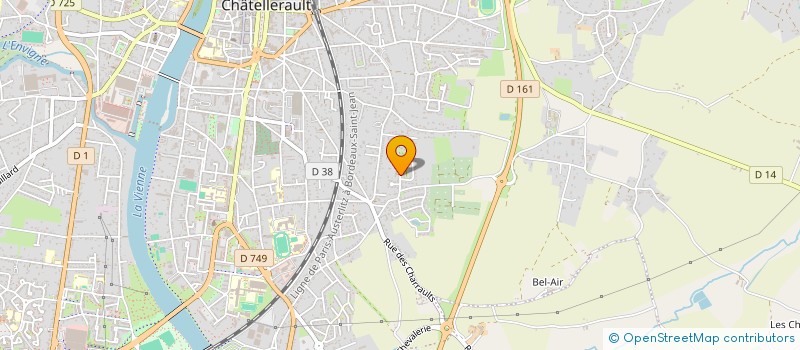 localisation de l'entreprise L'AUBEENNE  CHATELLERAULT
