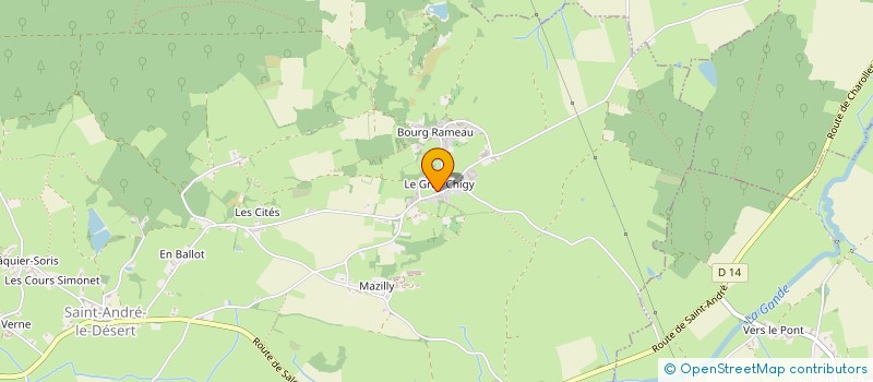 localisation de l'entreprise L AUBEPIN  SAINT-ANDRE-LE-DESERT