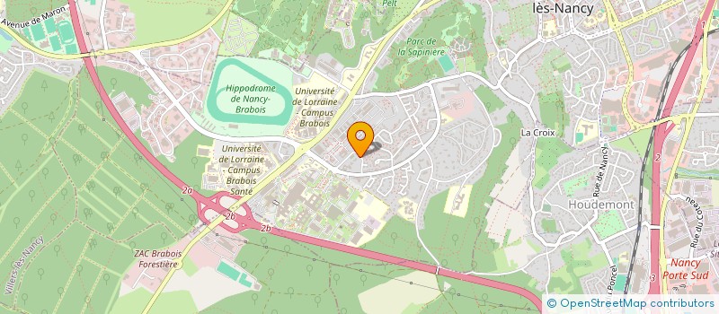 localisation de l'entreprise L'AUBERG'IN  VANDOEUVRE LES NANCY