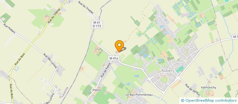 localisation de l'entreprise L'AUBERG'IN à AUBERS