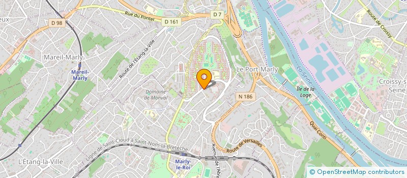 localisation de l'entreprise L AUBERG INN  MARLY-LE-ROI