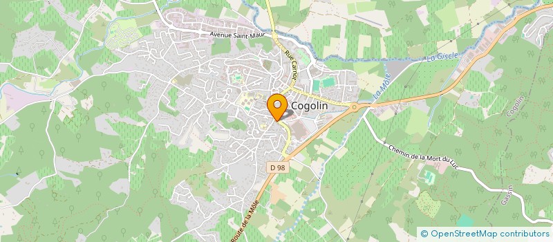 localisation de l'entreprise L'AUBERGE à COGOLIN