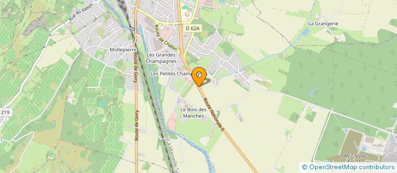 localisation de l'entreprise L ' AUBERGE à FONTAINES
