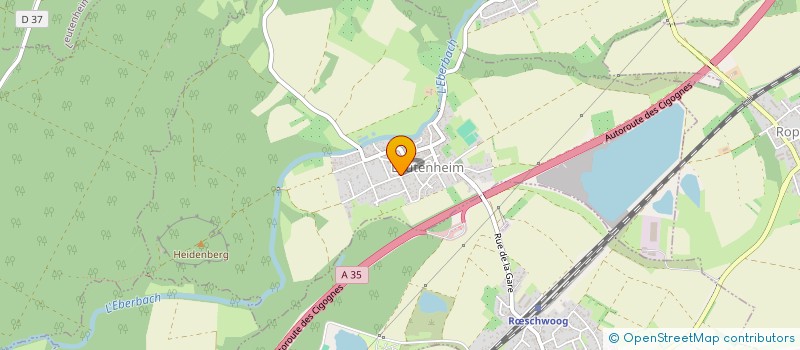 localisation de l'entreprise L'AUBERGE A L'ECURIE DU RHIN  NEUHAEUSEL