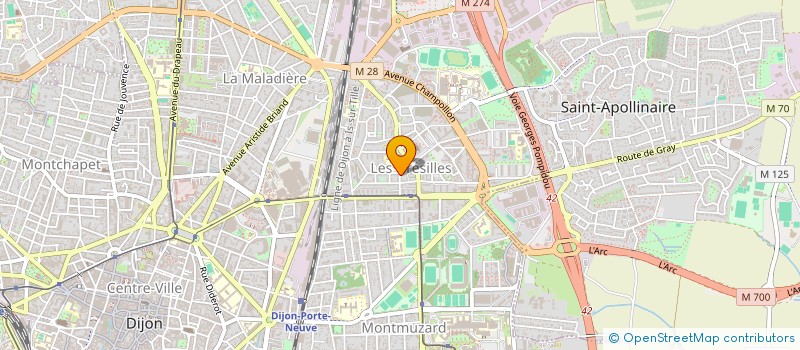 localisation de l'entreprise L'AUBERGE AUX BRETZELS à DIJON