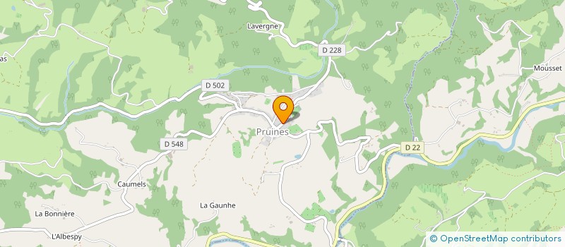 localisation de l'entreprise L'AUBERGE AUX PORTES DE CONQUES à CONQUES-EN-ROUERGUE