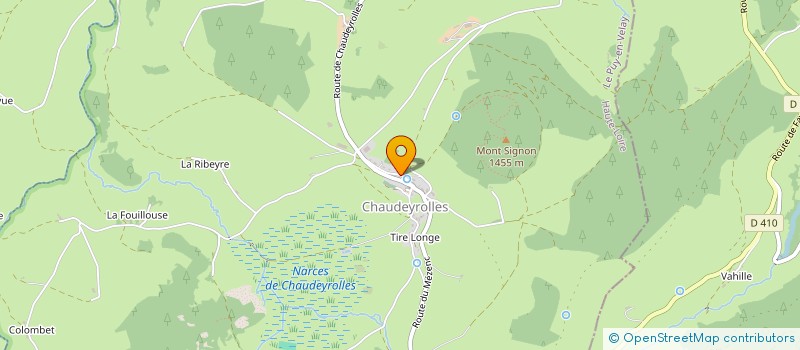 localisation de l'entreprise L'AUBERGE CANAILLE  LES VASTRES